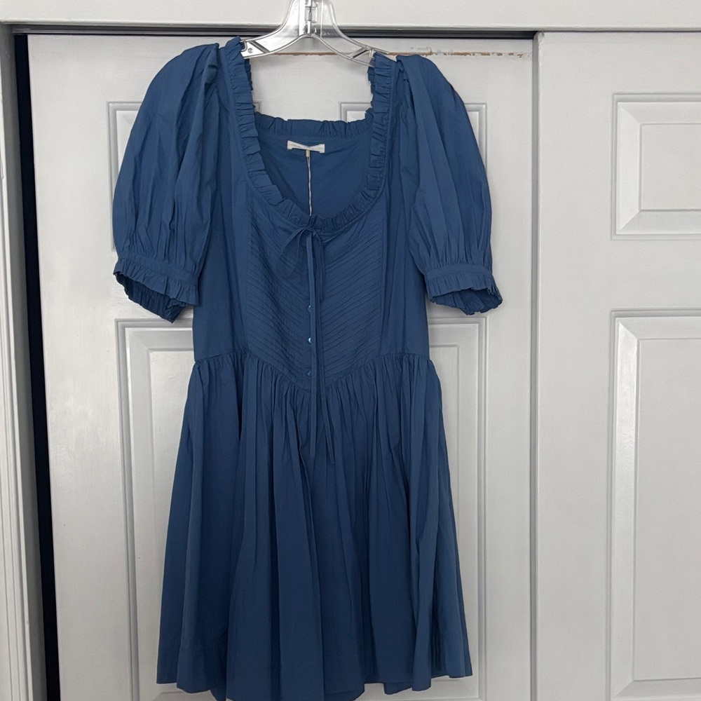 NWT Doen Blue Aster Trail Dress